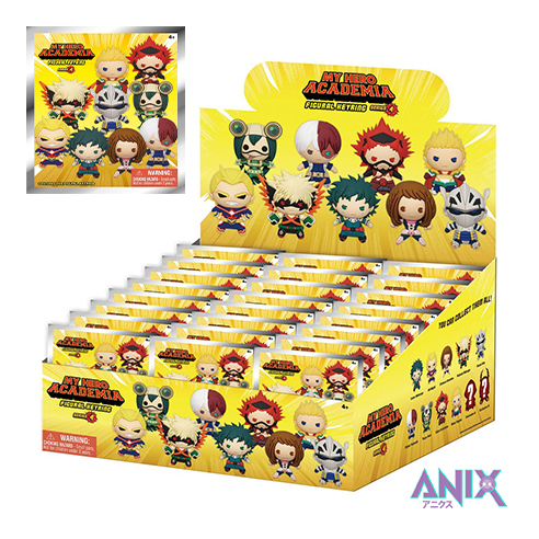 My Hero Academia 3D PVC bag clip Series 4 Display (Random)