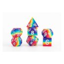FanRoll terava servaga silikoonist täringute komplekt Rainbow (7)