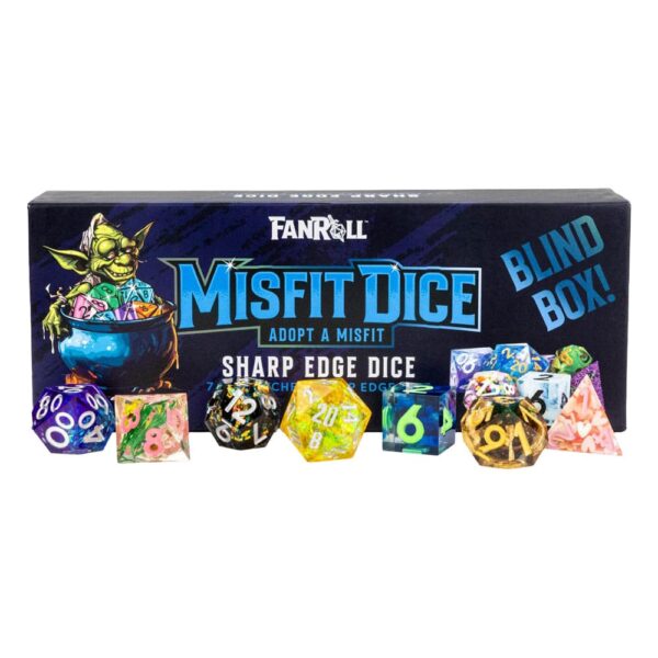 Набор кубиков Misfit Adopt a Misfit Blind Box Sharp Edge Dice Assortment (12)