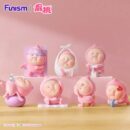 Kobitos Blind Box Mini Figuurid Gym Challenges Series 8 cm Display (6)