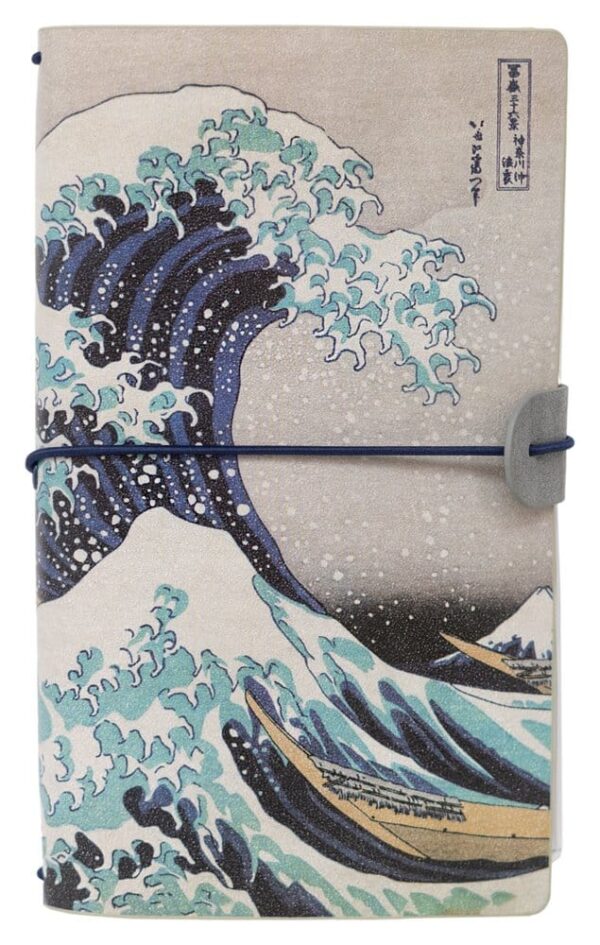 Hokusai reisipäevik Kanagawa suur laine 20 cm
