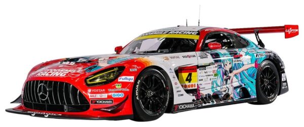 Hatsune Miku Good Smile Vehicle 1/43 AMG 2026 Season Opening Ver. 11 x 3 см