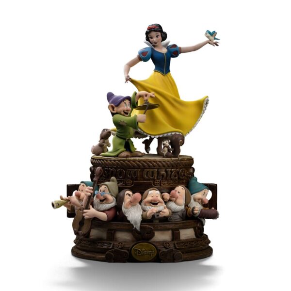 Lumivalgeke ja seitse päkapikku Art Scale kuju 1/10 Lumivalgeke ja Dopey Deluxe Edition 21 cm