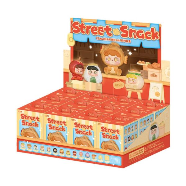 QKid: Street Snack Series Blind Box figuur 5 cm Display (12)