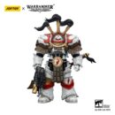 Warhammer 40,000 tegevusfiguur White Scars Legion Praetor Cataphractii Terminator Armour'is koos Cyber Hawk Chogorian mõõga ja combi-meltaga 14 cm