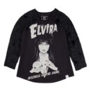 Elivira by Loungefly Tee T-särk Unisex Shirred Raglan suurus S