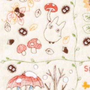 Мини-полотенце My Neighbor Totoro Венок из орехов 25 x 25 см
