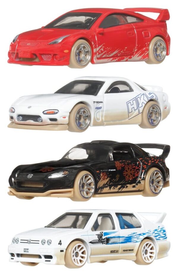 Fast & Furious Hot Wheels Silver Series Die-Cast sõidukid 1/64 979P sortiment (24)