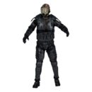 The Walking Dead tegevusfiguur Gaasimask Zombie (4. hooaeg) 13 cm