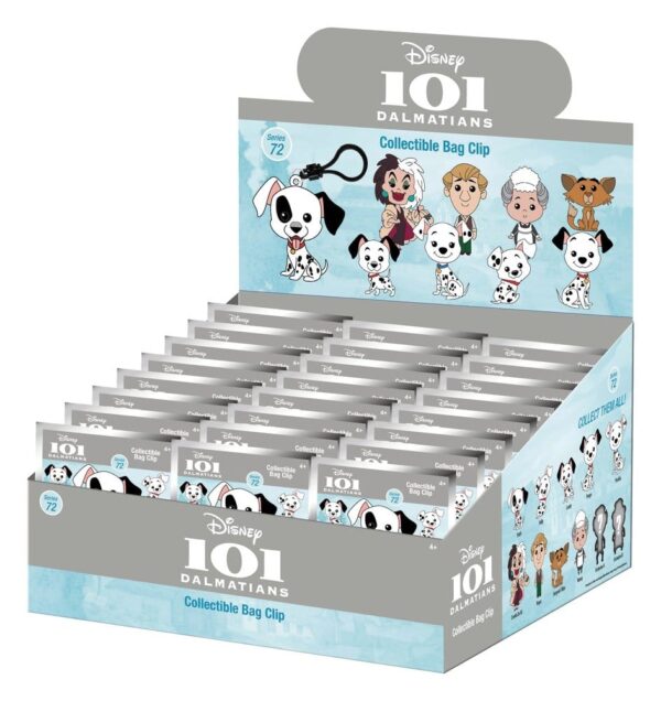 Сто и один далматинец 3D Foam Bag Clips Serie 72 Display (24)