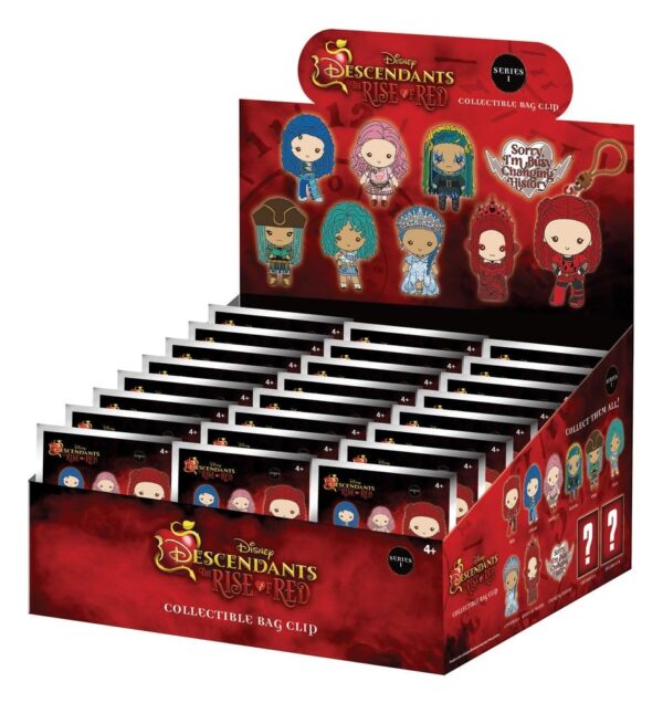 Descendants 3D PVC Клипсы для сумок Серия 1 Дисплей (24)