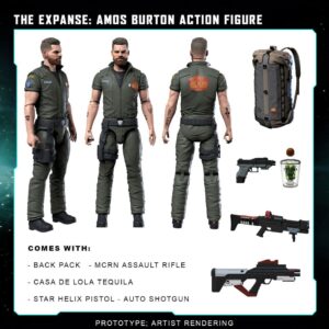 The Expanse Action Figure Amos Burton 20 см