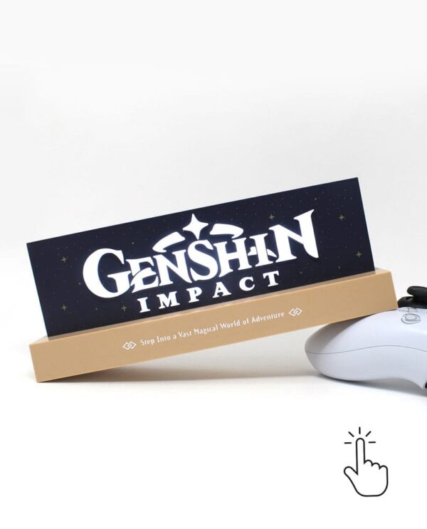 Genshin Impact LED-valgusti Logo 22 cm