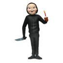 Happy Death Day Toony Terrors Action Figure Babyface Killer 15 cm