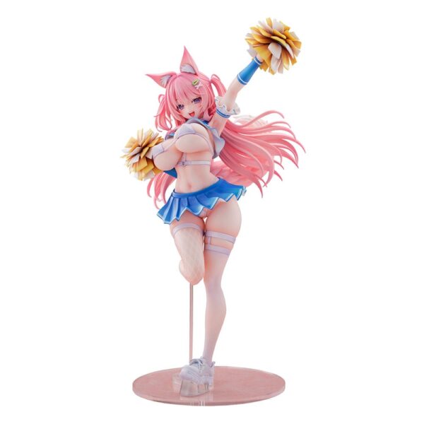 Оригинальная статуэтка персонажа 1/5 Kemomimi Cheer Girl иллюстрация Yatanuki Kei 35 см