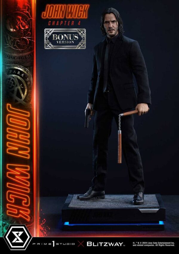Джон Уик Глава 4 Ultimate Premium Masterline Series Statue 1/4 John Wick Deluxe Bonus Version 54 см