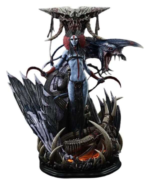 Аватар: Огонь и пепел (фильм) Real Elite Masterline Series Statue 1/4 Varang & Nightwraith Avatar Legacy Collection Bonus Version 96 см