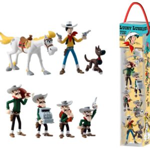 Lucky Luke Mini Figure 7-Pack Characters 4 – 10 cm
