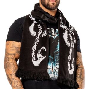 Harry Potter Scarf Dark Arts Spell Long Length Black