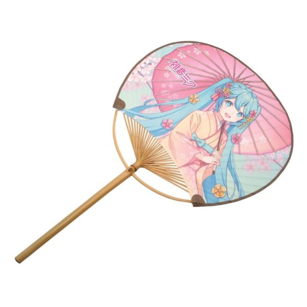 Hatsune Miku Нескладное кимоно Uchiwa Fan Miku