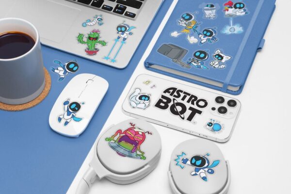 Набор гаджетов Astro Bot Набор наклеек Astro Bot