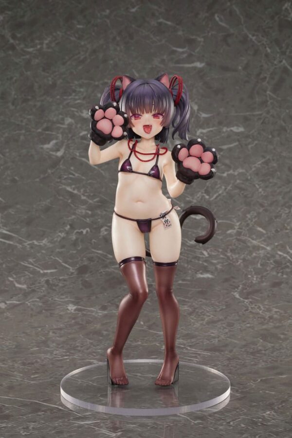 Оригинальная статуэтка персонажа 1/6 Kamame-chan Cat Costume Ver. Illustrated by Shuru 24 см