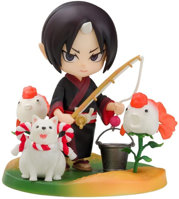 Hozuki no Reitetsu Hakotoniwa PVC kuju Hozuki & Shiro 11 cm