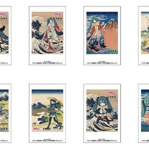Hatsune Miku×Katsushika Hokusai iXima Instant Photo Card Blind Box Assortment (8)