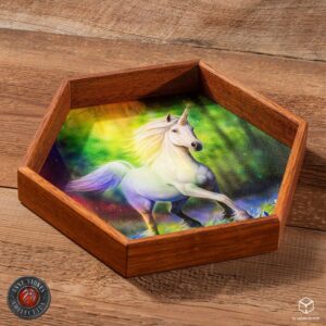 Anne Stokes Поднос для кубиков Chase The Rainbow 20 см