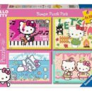 Hello Kitty Puzzle 4-Pack Let's Go, Hello Kitty! (4x100 Pieces)