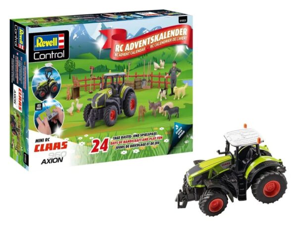 Claas Revell Control Advendikalender RC Traktor Axion 960 10 cm