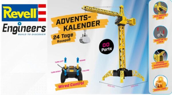 Revell Inseneride advendikalender Mega Crane
