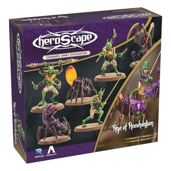 Heroscape Army Expansion Age of Annihilation Skordyre Soldiers (Common) *Английская версия*