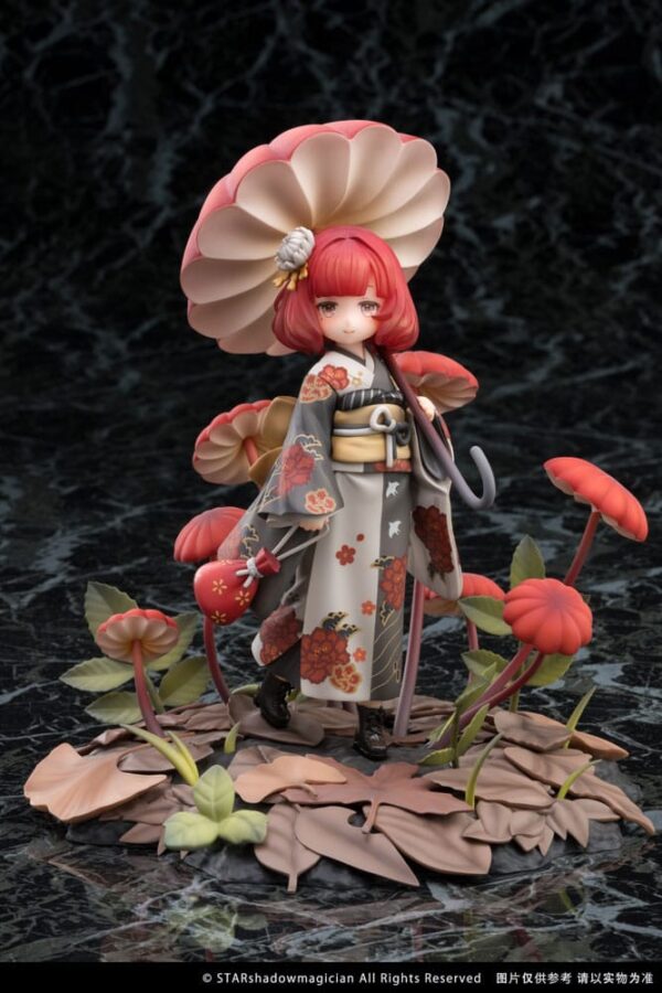 The Mushroom Girls PVC Statue 1/1 No.6 Marasmius Haematocephalus 23 см
