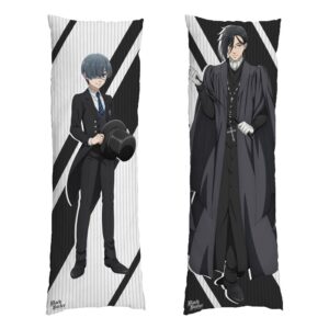 Black Butler Dakimakura Чехол для подушки Sebastian & Ciel 150 x 50 см