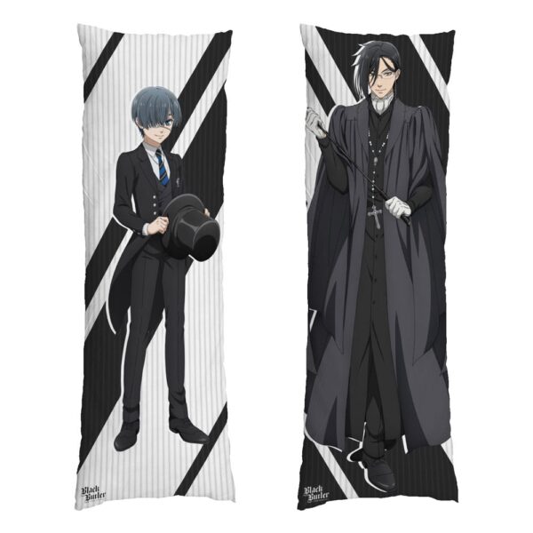 Black Butler Dakimakura Чехол для подушки Sebastian & Ciel 150 x 50 см