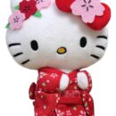 Sanrio Плюшевая фигурка Hello Kitty Kimono Version 22 см