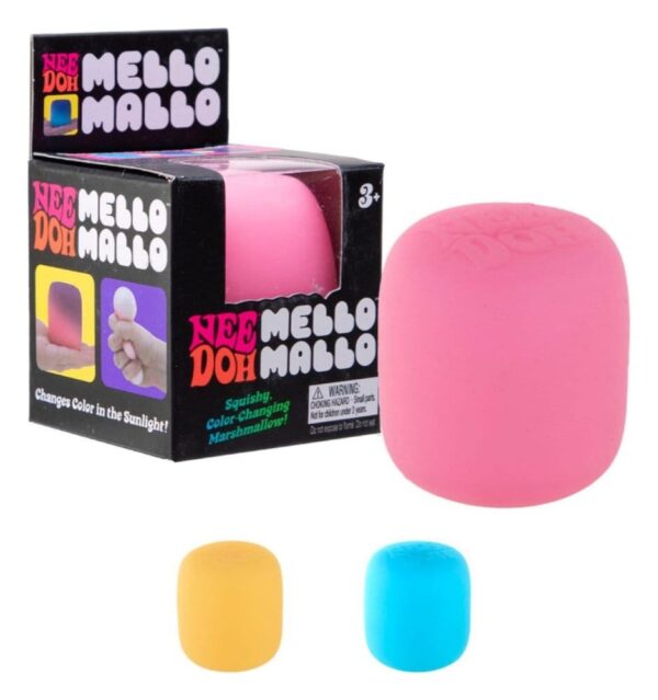 NeeDoh Squeeze Ball Mello Mallo värvimuutus 6 cm Display (12)