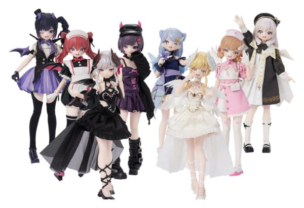 Оригинальные коллекционные фигурки Ангел и Демон MJD Doll Blind Box 22 см Ассорти (6)