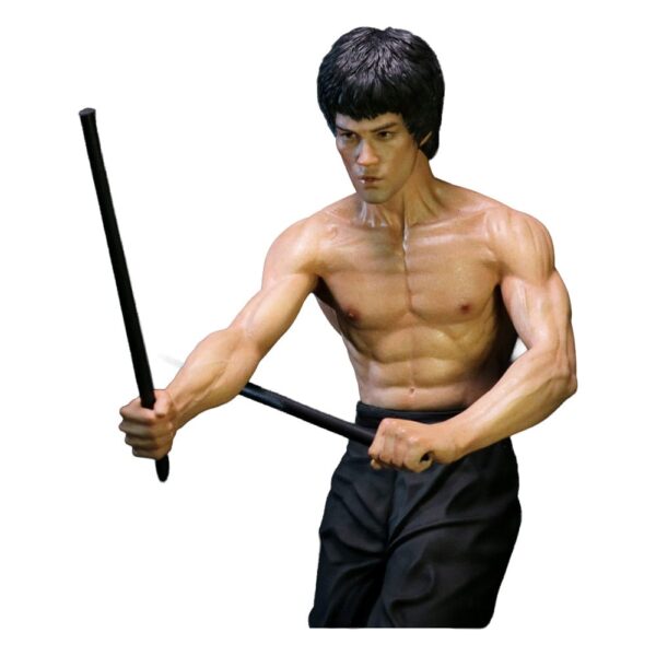 Enter the Dragon Movie Statue 1/6 Bruce Lee Kali Sticks Fight Normal Basement Version 30 см
