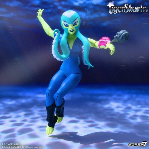 TigerSharks Ultimates Wave 01 tegevusfiguur Octavia (hübriid) 18 cm