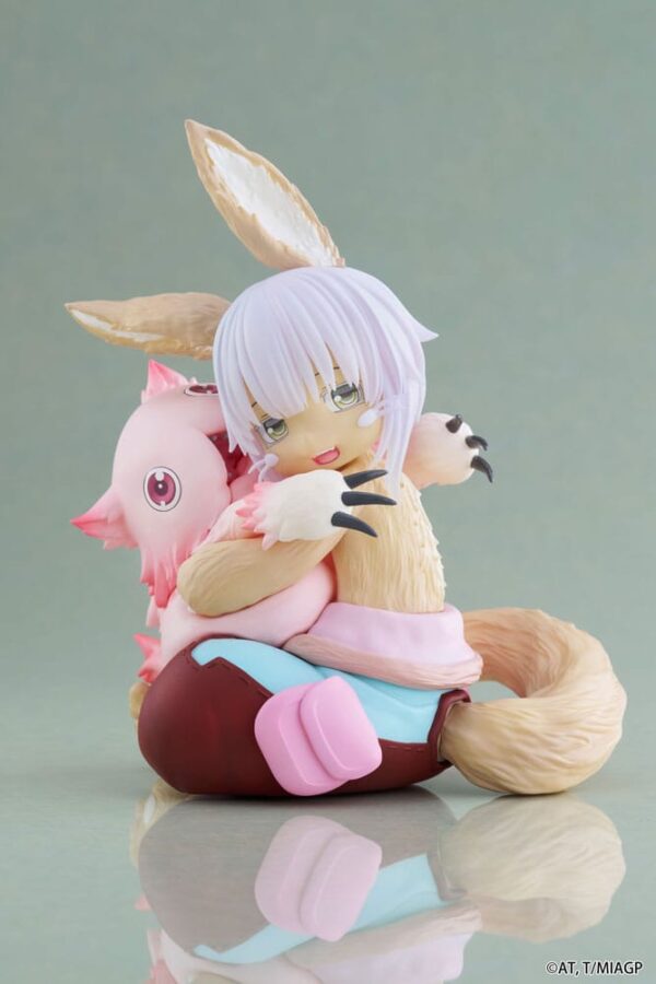 Made in Abyss: The Golden City of the Scorching Sun PVC-statue Desktop Cute Figure Nanachi & Mitty Reissue 13 cm