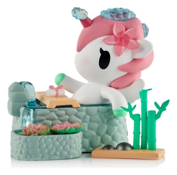 Unicorno Window Box Figure Spa Day Hot Springs Oasis 7 см