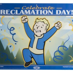 Металлический знак Fallout День мелиорации