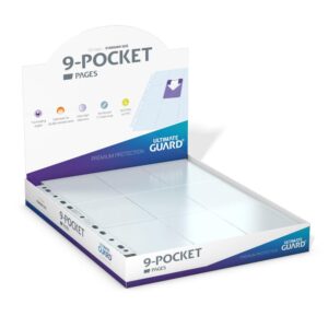 Ultimate Guard 9-Pocket Pages Top-Loading (100) – Transparent