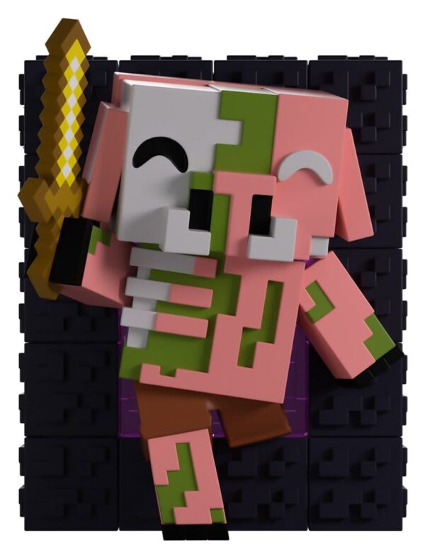 Minecraft Виниловая фигурка Зомбированный Пиглин 13 см