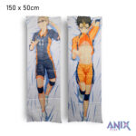 „Haikyuu!!”: Nishinoya Yuu ja Tsukishima Kei dakimakura