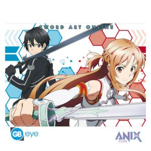 Sword Art Online — poster asuna & kirito 2 (52×38)