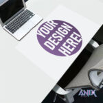 A mouse pad with your design (60 x 40 cm)