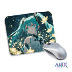 Mousepad 20x24 cm, VOCALOID, Hatsune Miku Flowers